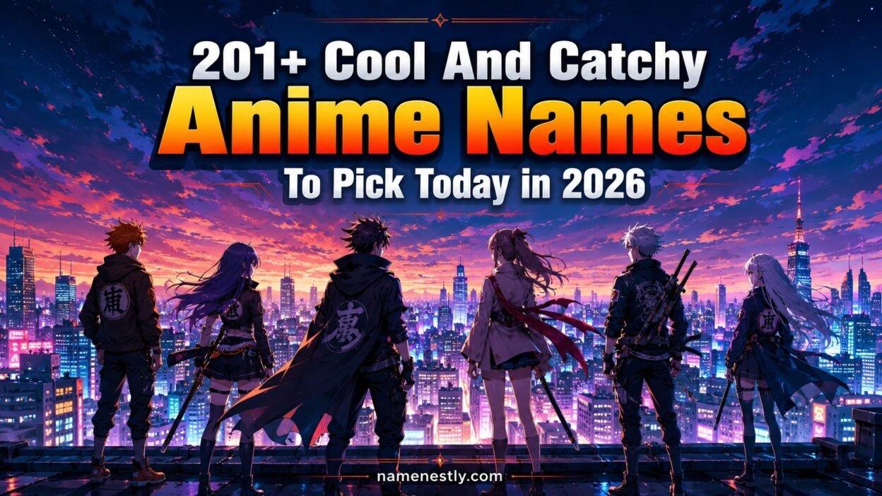 Cool And Catchy Anime Names