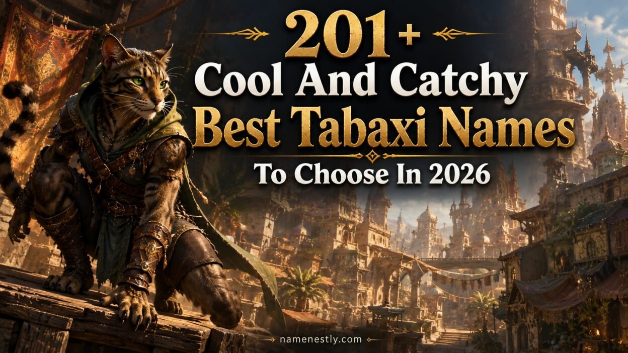 Cool And Catchy Best Tabaxi Names