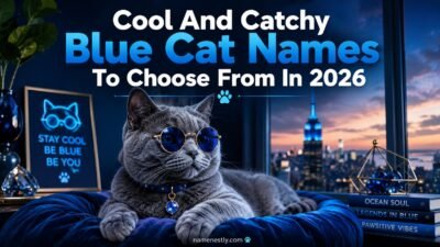Cool And Catchy Blue Cat Names