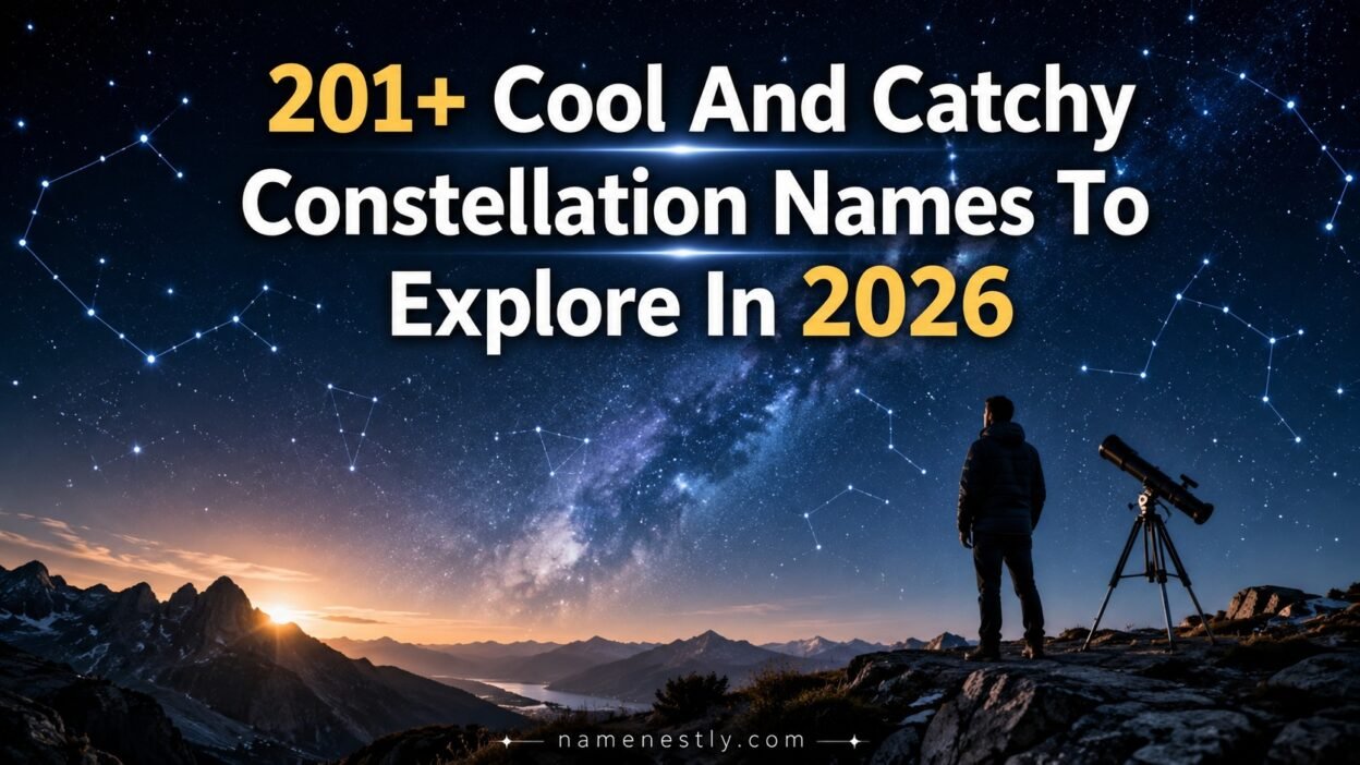 Cool And Catchy Constellation Names