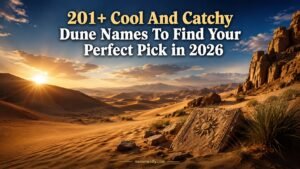 Cool And Catchy Dune Names