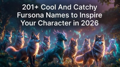 Cool And Catchy Fursona Names