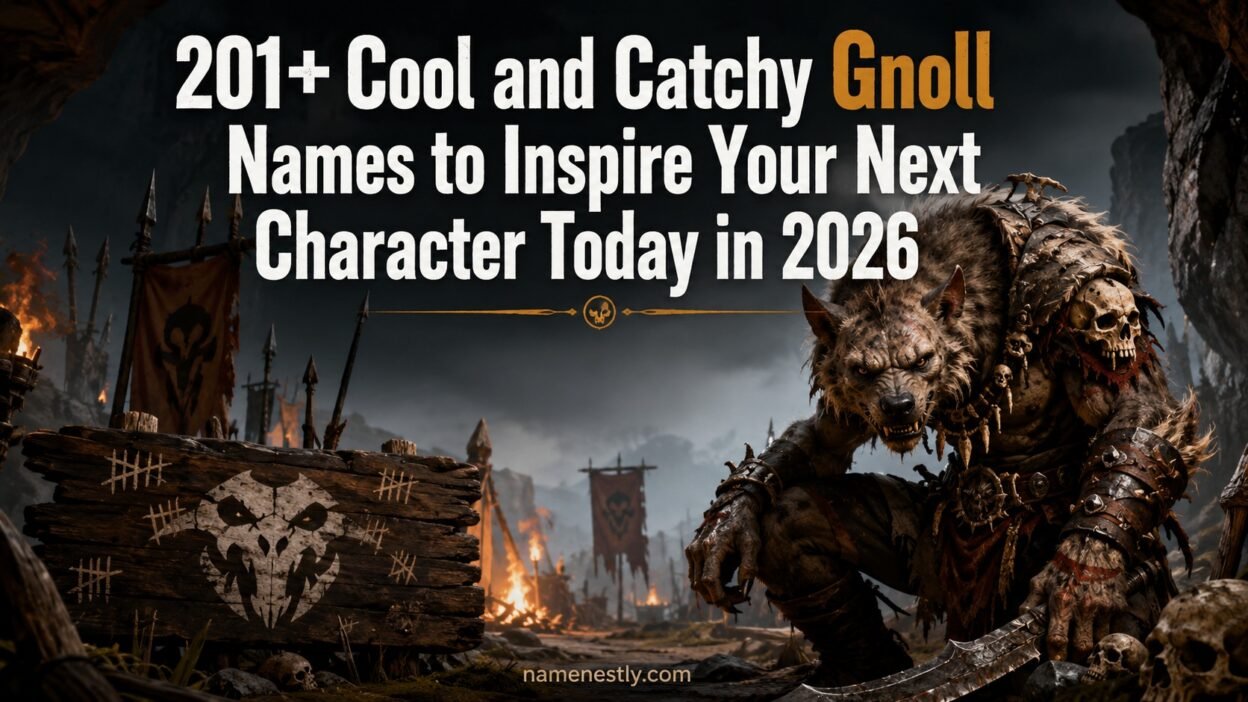 Cool and Catchy Gnoll Names