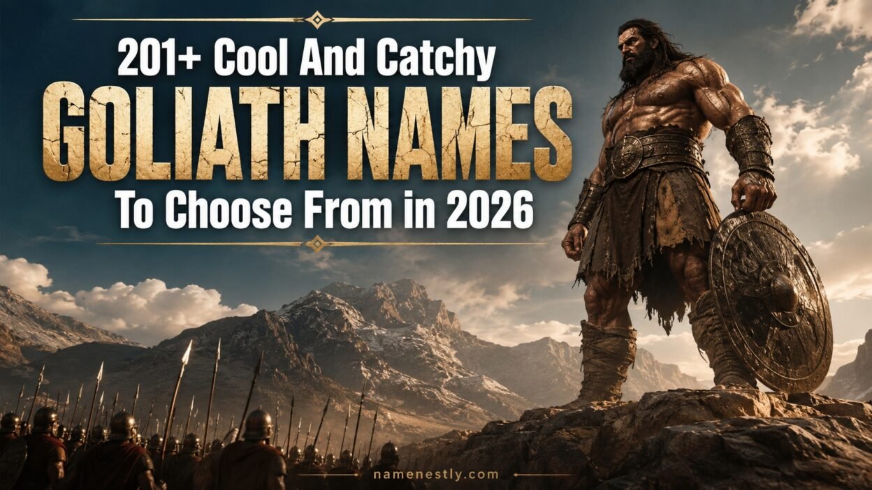 Cool And Catchy Goliath Names