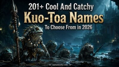 Cool And Catchy Kuo-Toa Names