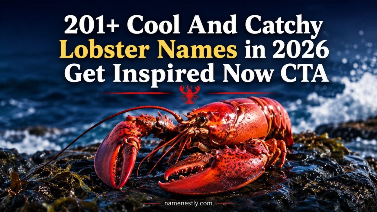 Cool And Catchy Lobster Names