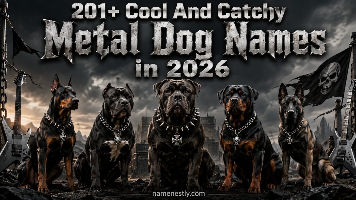 Cool And Catchy Metal Dog Names