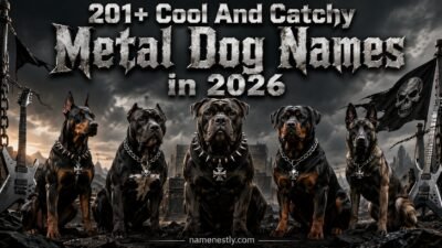 Cool And Catchy Metal Dog Names