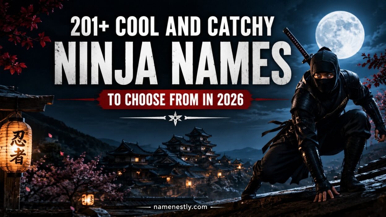 Cool And Catchy Ninja Names