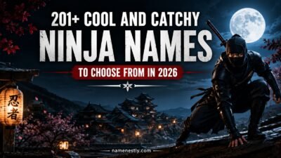 Cool And Catchy Ninja Names