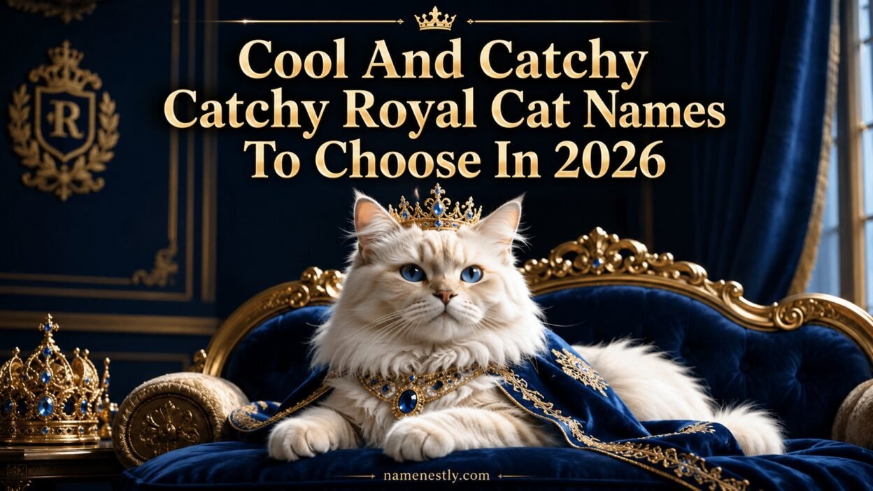 Cool And Catchy Royal Cat Names