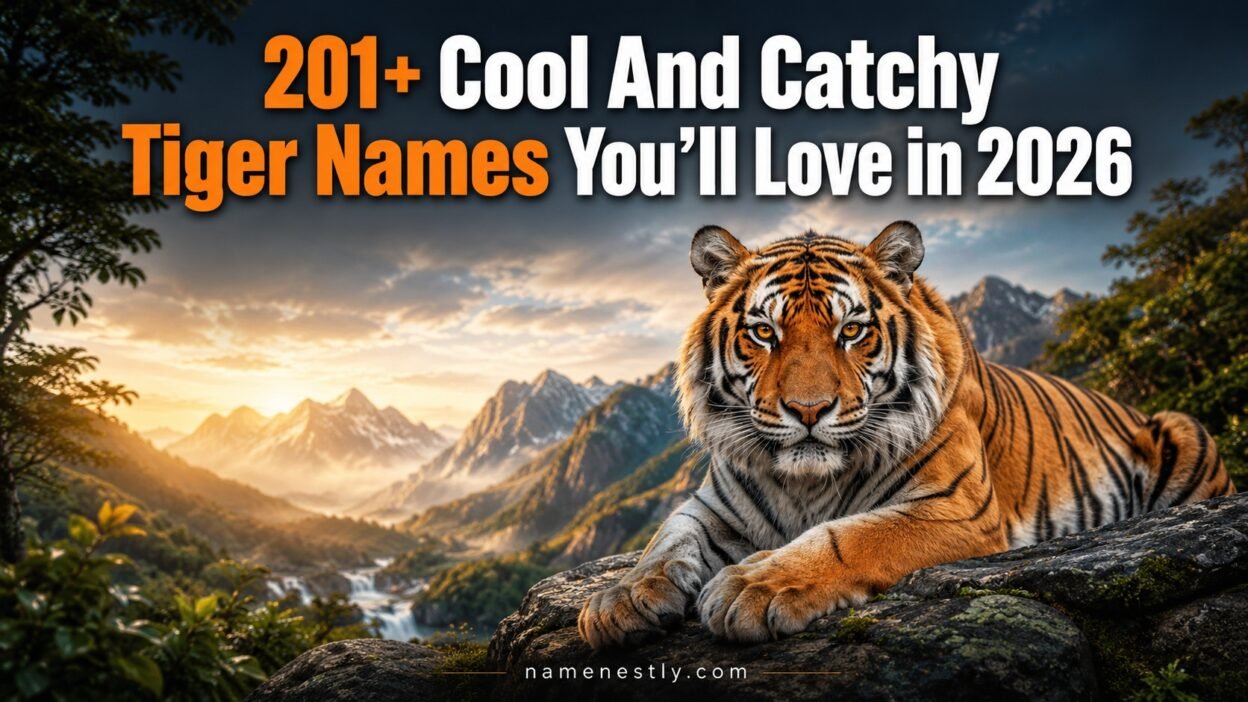 Cool And Catchy Tiger Names