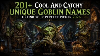 Cool And Catchy Unique Goblin Names