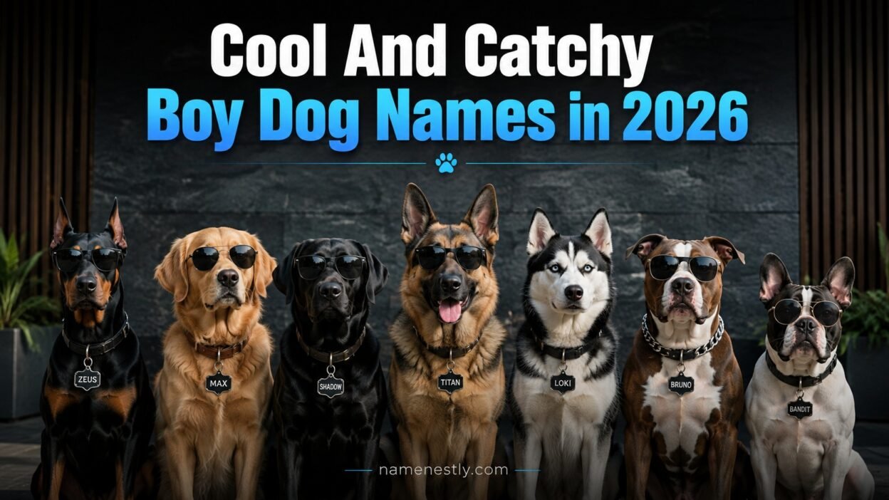 Cool And Catchy Boy Dog Names