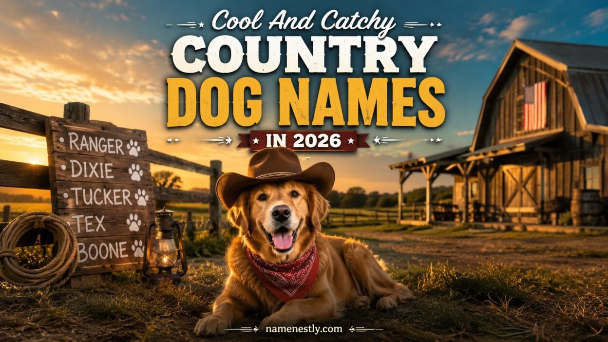 Cool And Catchy Country Dog Names