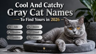 Cool And Catchy Gray Cat Names