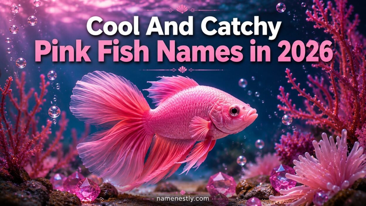 Cool And Catchy Pink Fish Names