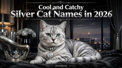 Cool and Catchy Silver Cat Names