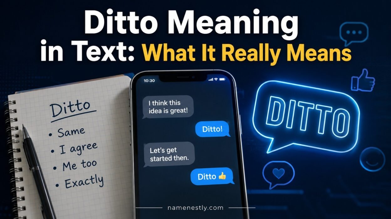 Ditto Meaning in Text
