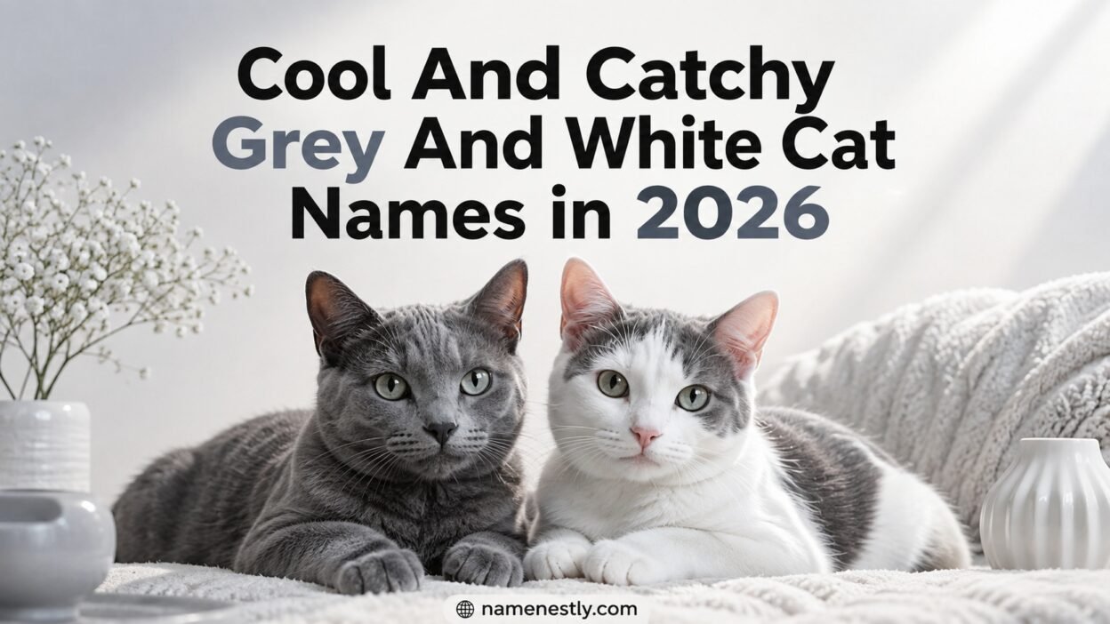 Grey And White Cat Names