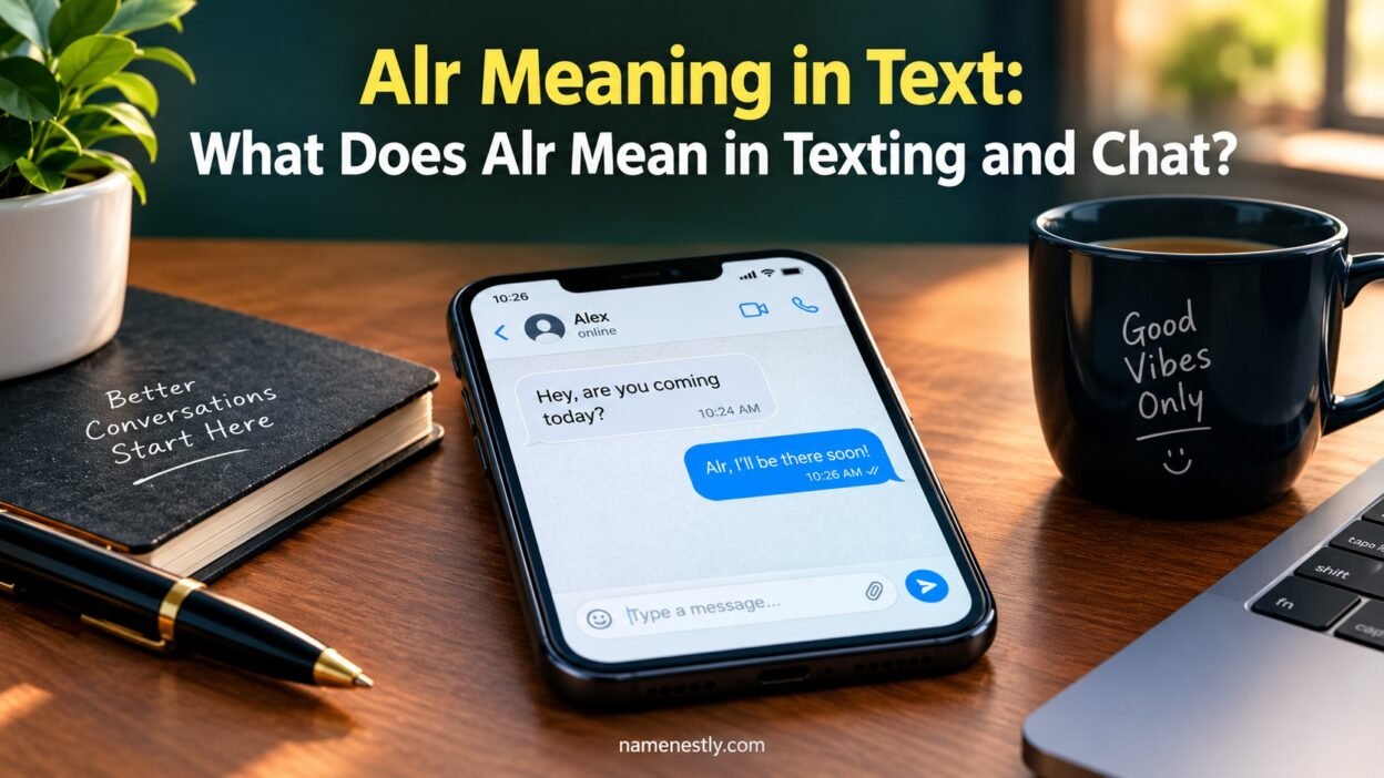 Alr Meaning in Text