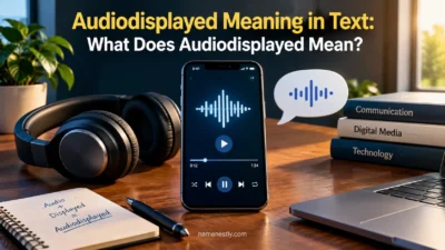 Audiodisplayed Meaning in Text