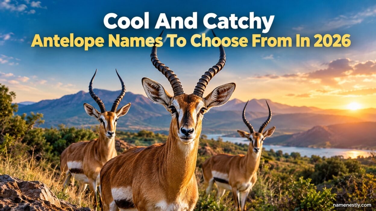Cool And Catchy Antelope Names