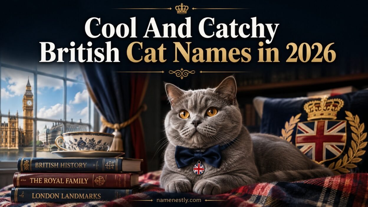 Cool And Catchy British Cat Names