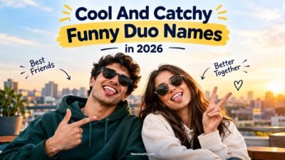 Cool And Catchy Funny Duo Names