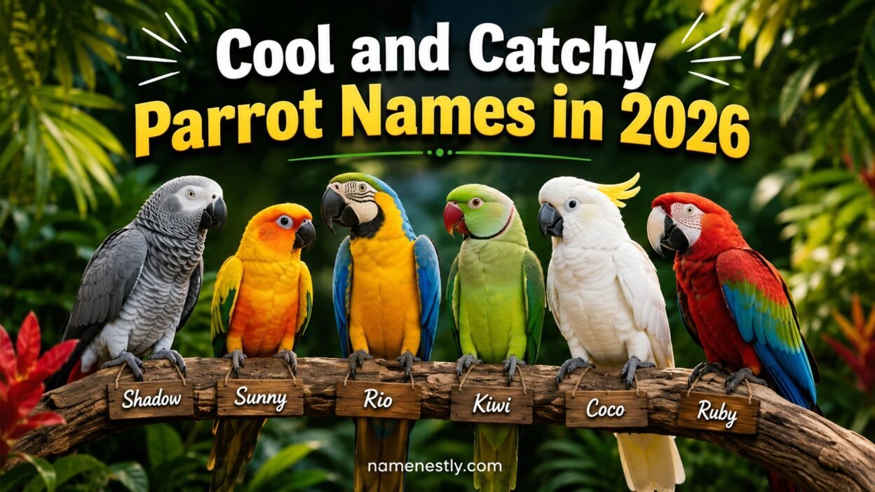 Cool and Catchy Parrot Names