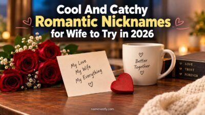 Cool And Catchy Romantic Nicknames for Wife