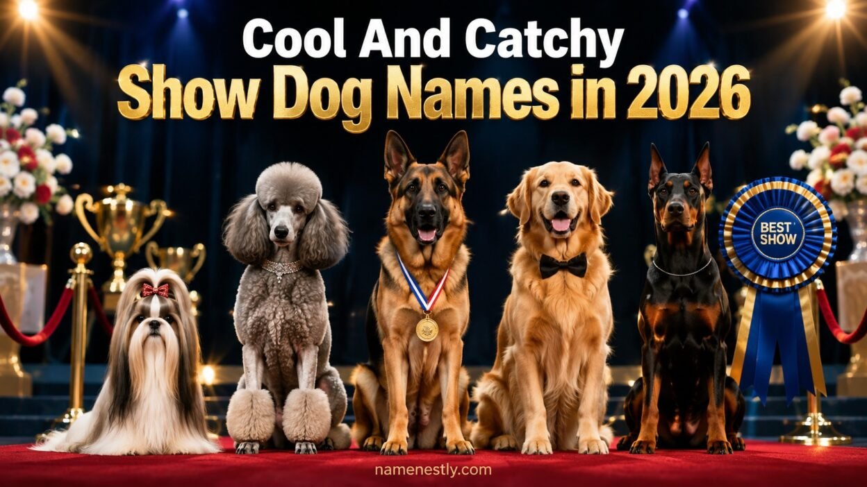 Cool And Catchy Show Dog Names
