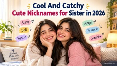 Cute Nicknames for Sister
