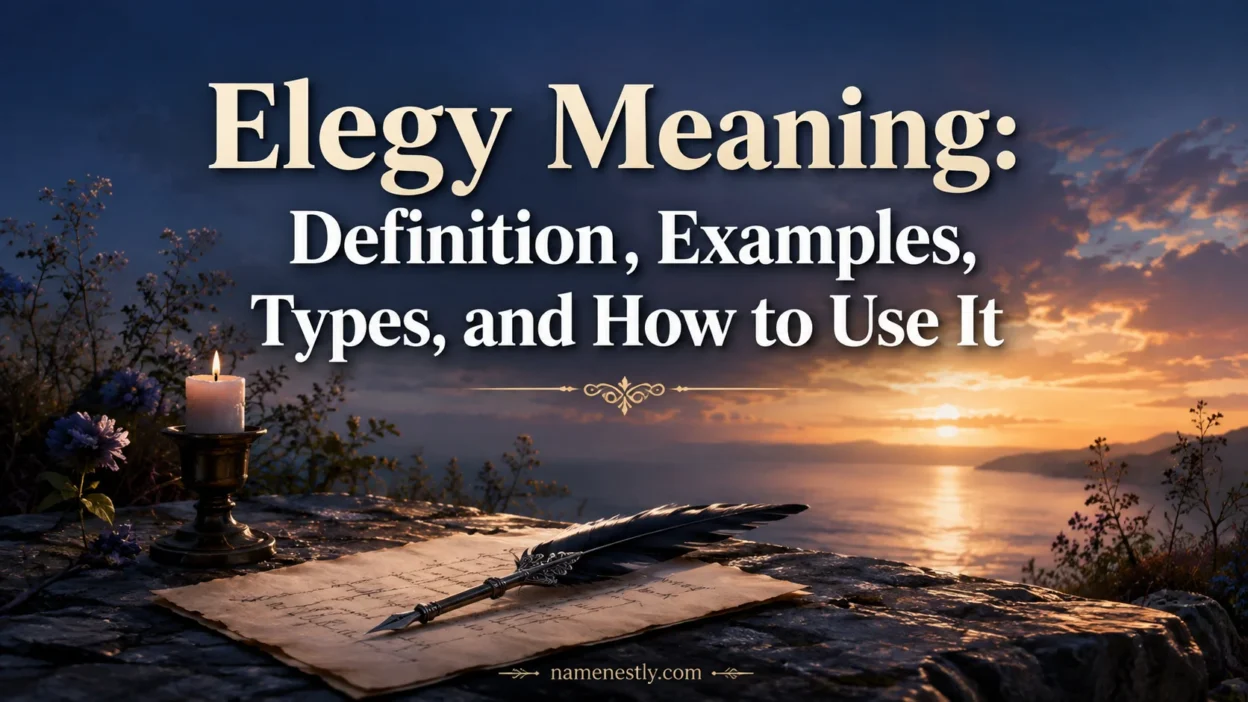 Elegy Meaning