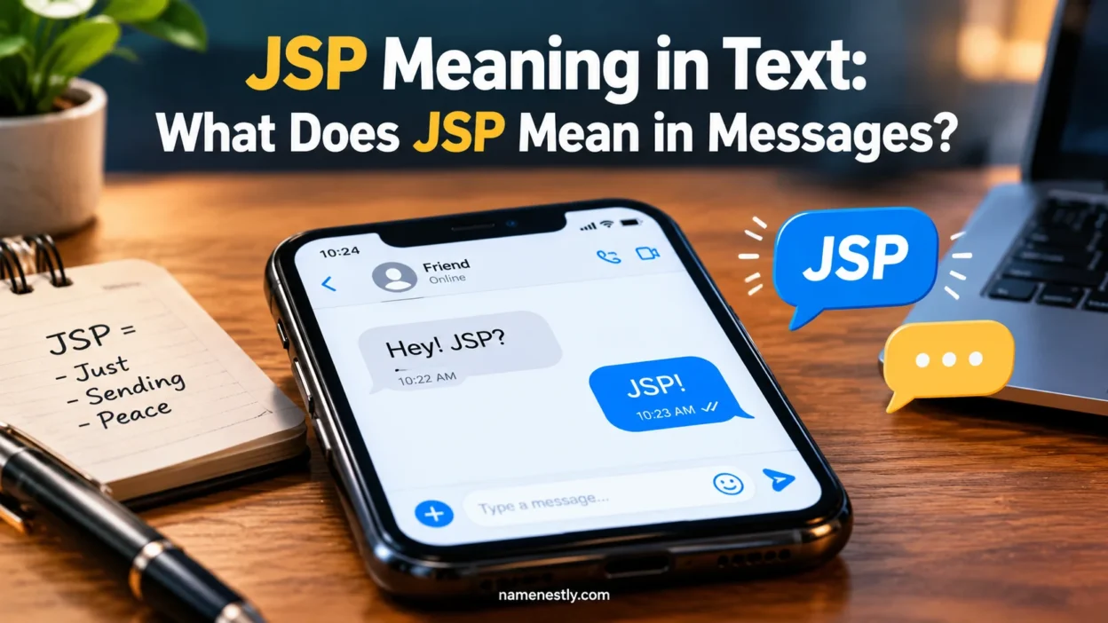 JSP Meaning in Text