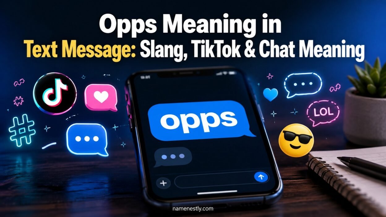 Opps Meaning in Text Message