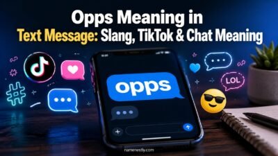 Opps Meaning in Text Message