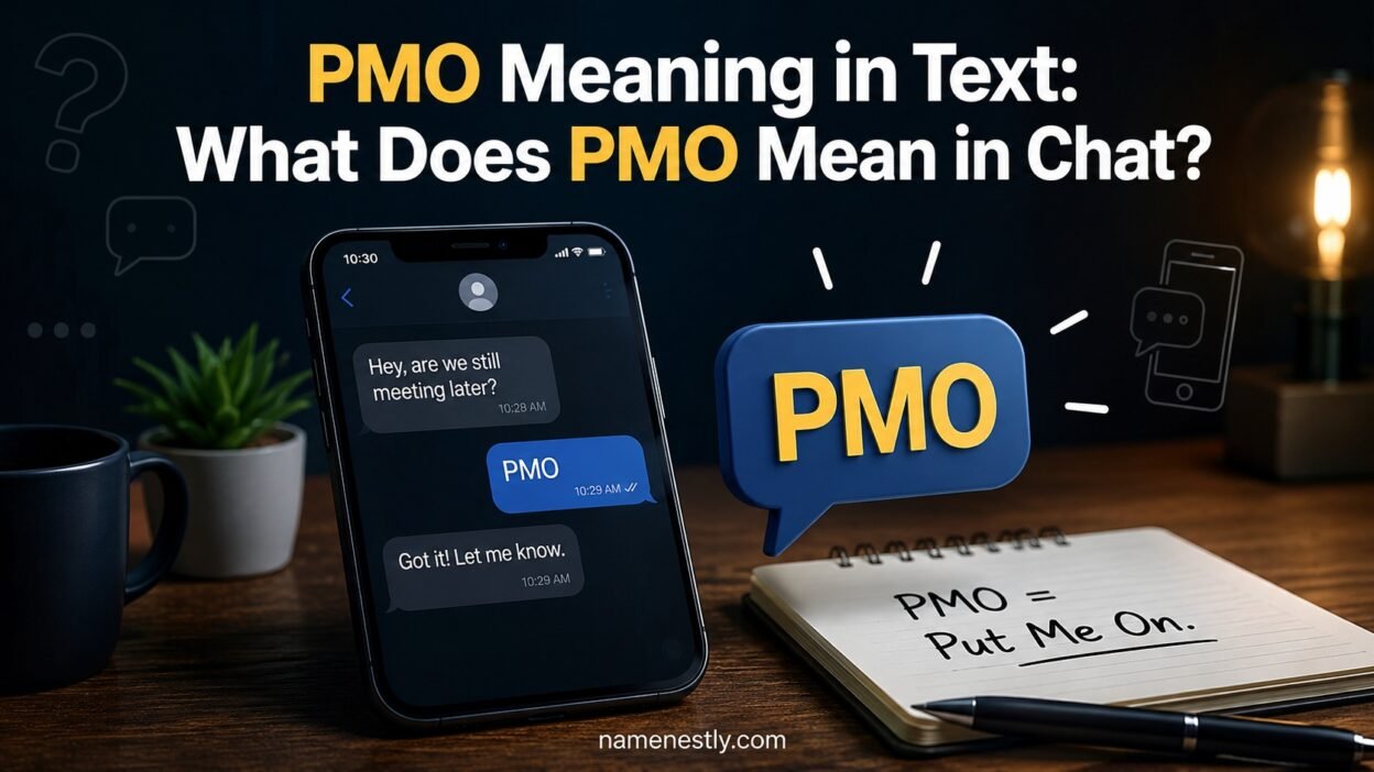 PMO Meaning in Text