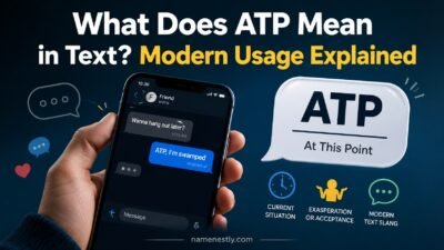 What Does ATP Mean in Text