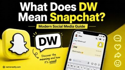 What Does DW Mean Snapchat