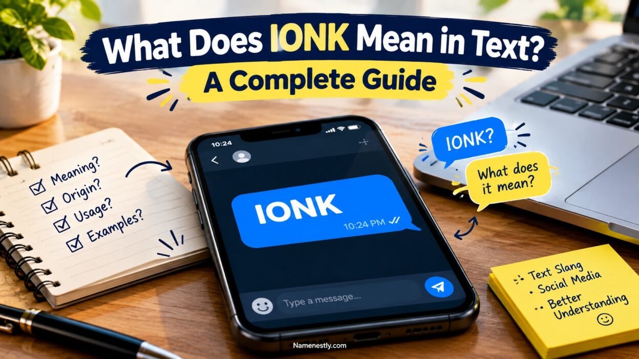 What Does IONK Mean in Text