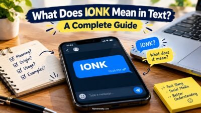 What Does IONK Mean in Text