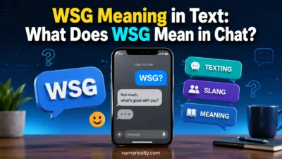 WSG Meaning in Text