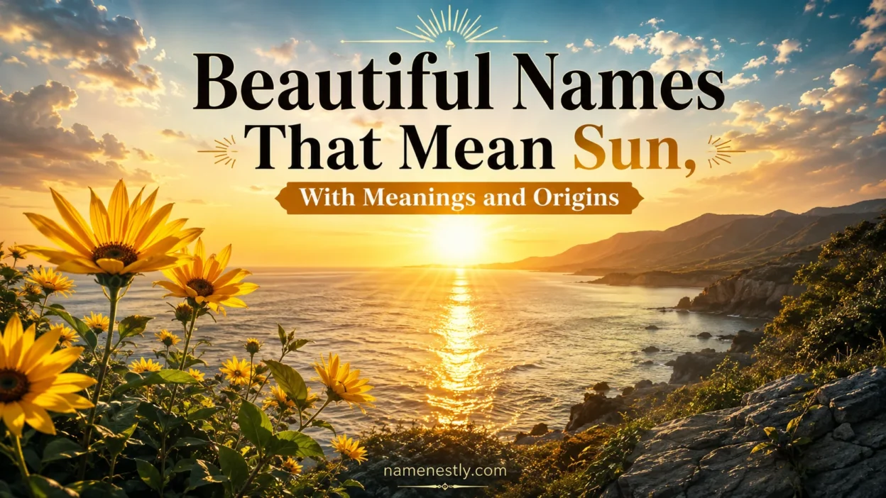 Beautiful Names That Mean Sun