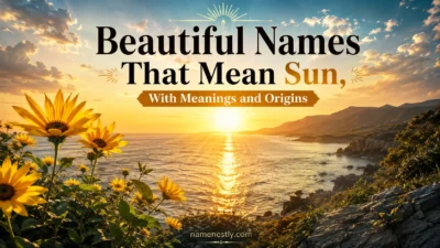 Beautiful Names That Mean Sun