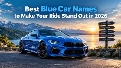 Best Blue Car Names