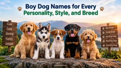 Boy Dog Names