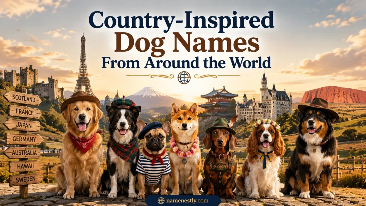 Country-Inspired Dog Names