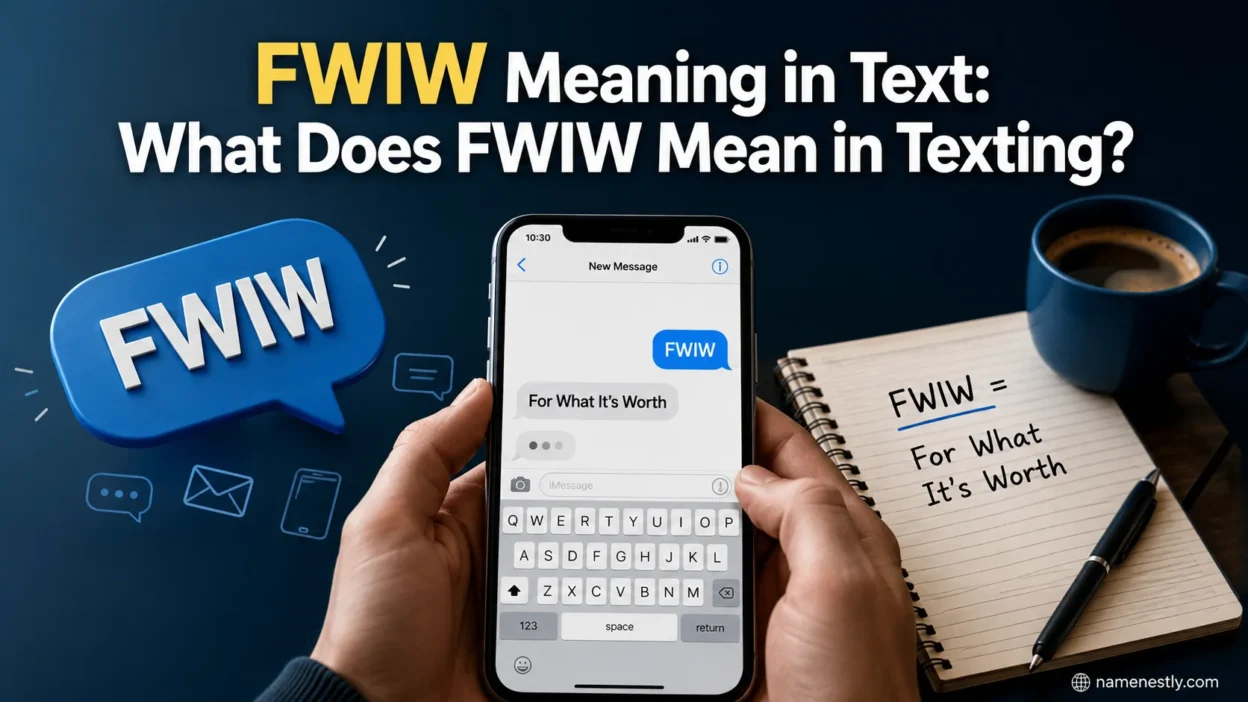 FWIW Meaning in Text