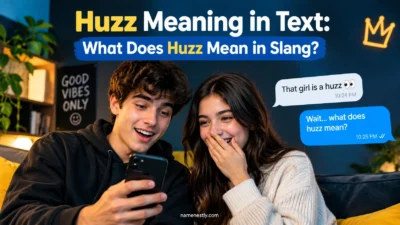 Huzz Meaning in Text